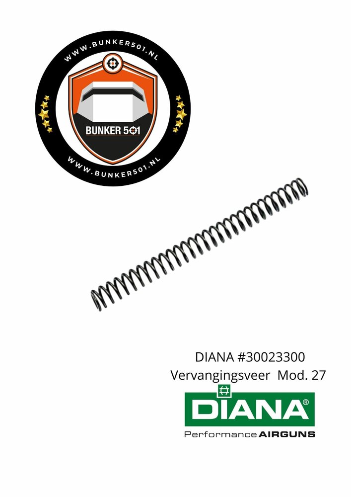 DIANA -30023300 Vervangingsveer  Mod. 27