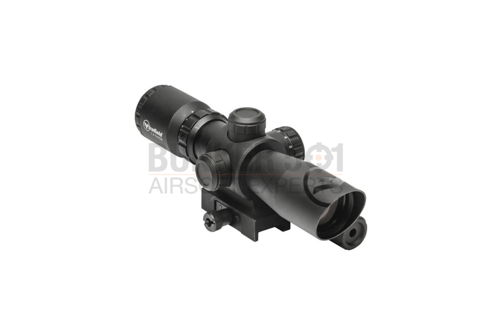FIREFIELD FF13063 Barrage 1.5-5x32 Riflescope met Groen Laser