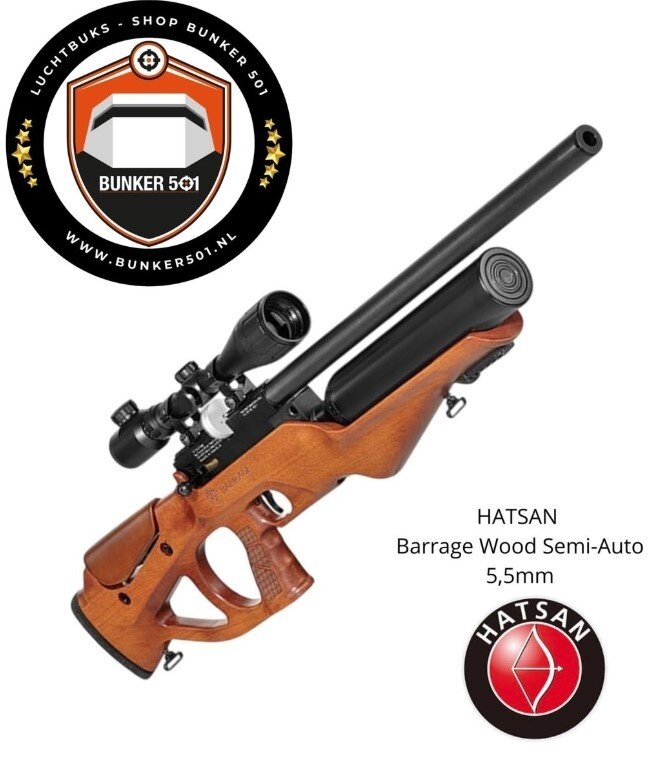 HATSAN Barrage Wood Semi-Auto 5,5mm