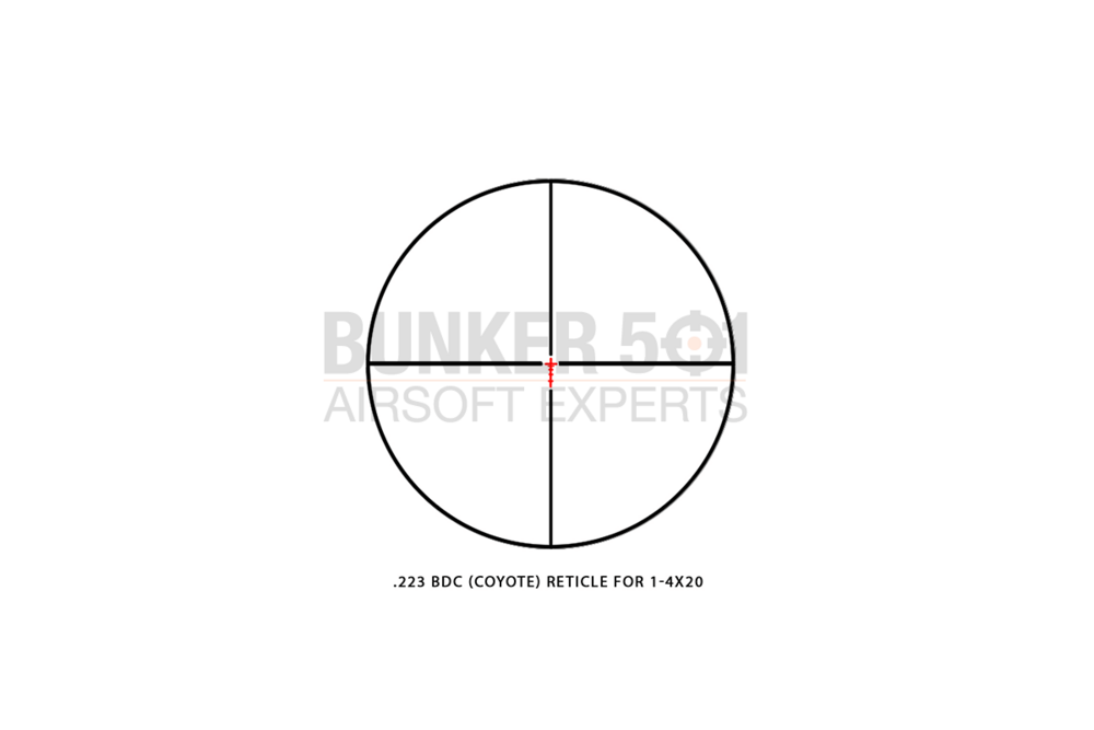 SIGHTMARK SM13050 Rapid AR 1-4x20 SHR-223