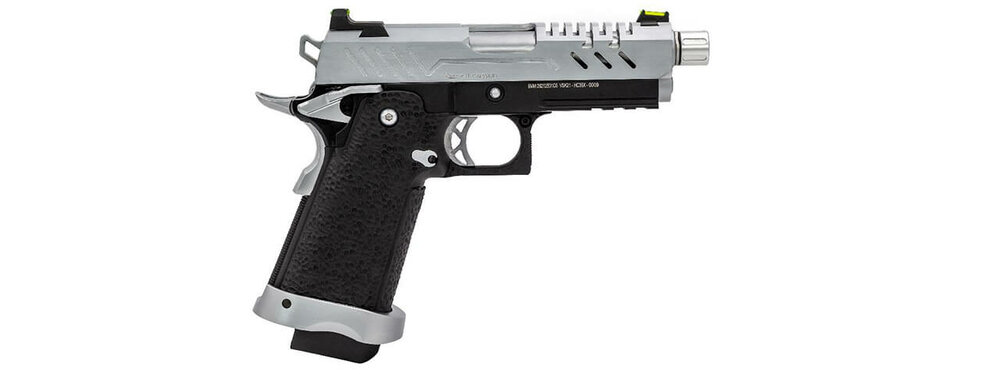 VORSK GBB Gas Hi-Capa 3.8 PRO Black / Silver 1,0J 