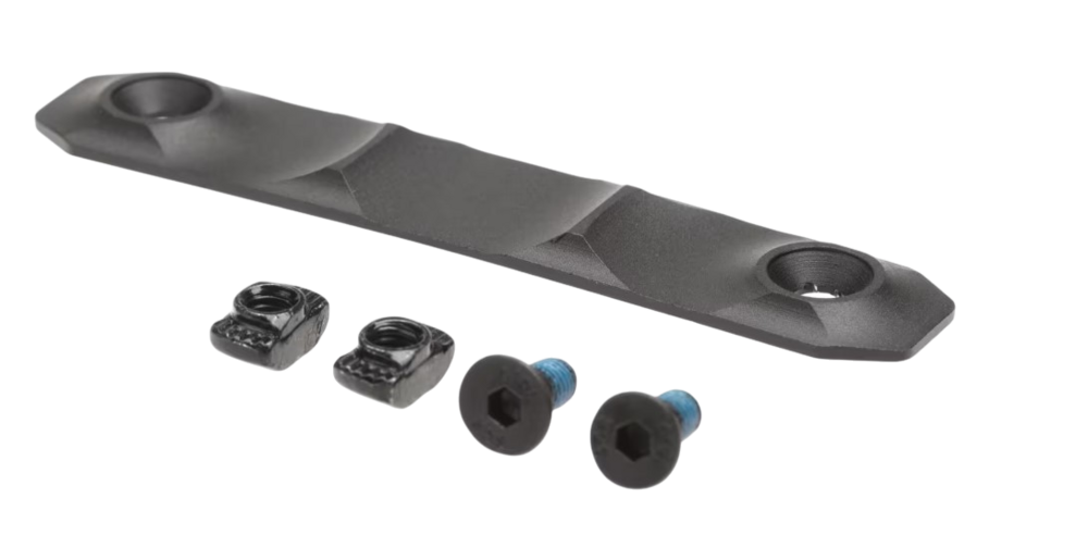 CNC Metal Type D Aluminium Rail Cover Short Keymod / M-LOK