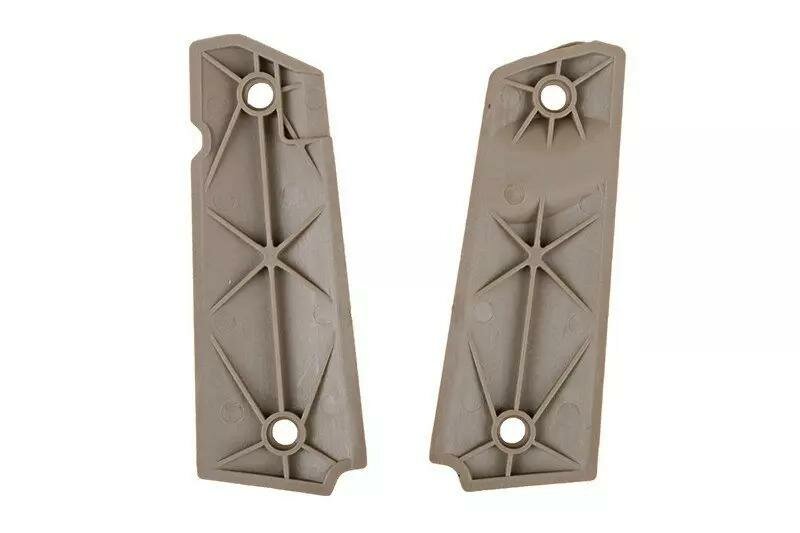 Colt 1911 Grip Side Linings  - Dark Earth