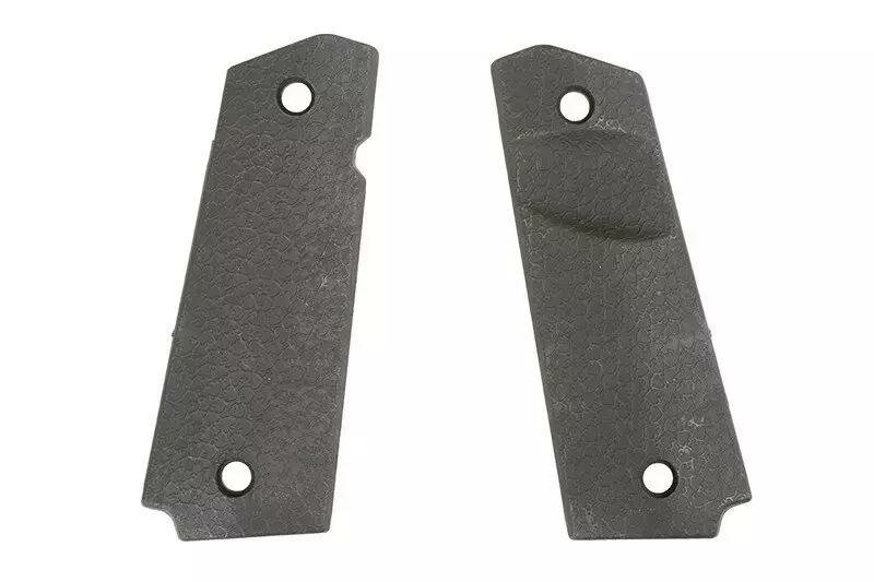 Pik style Colt 1911 type grip cover - black