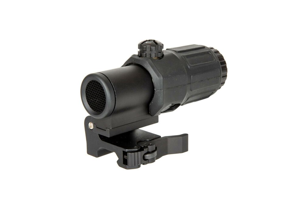 JJ AIRSOFT Magnifier 3x with Killflash Cover - Black