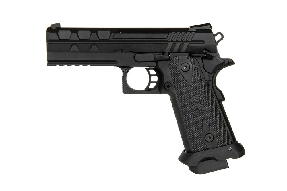 TARTARUS MK I 4.3 Green Gas Pistol Replica - Black&quot;