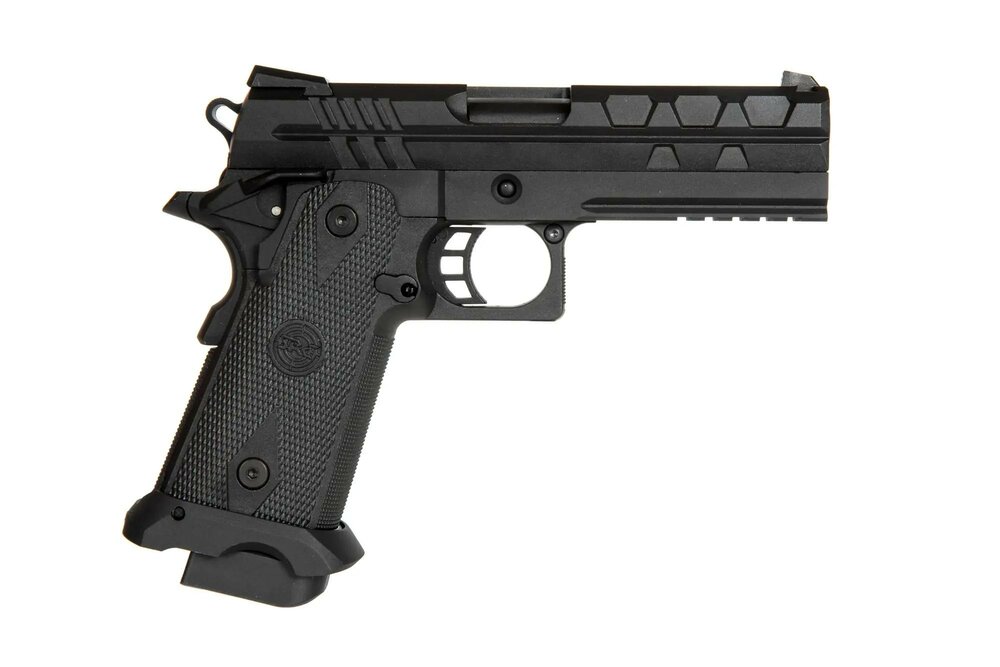 TARTARUS MK I 4.3 Green Gas Pistol Replica - Black&quot;