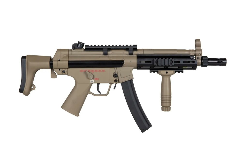 Airsoft submachine gun JG Works MP5-808 Tan