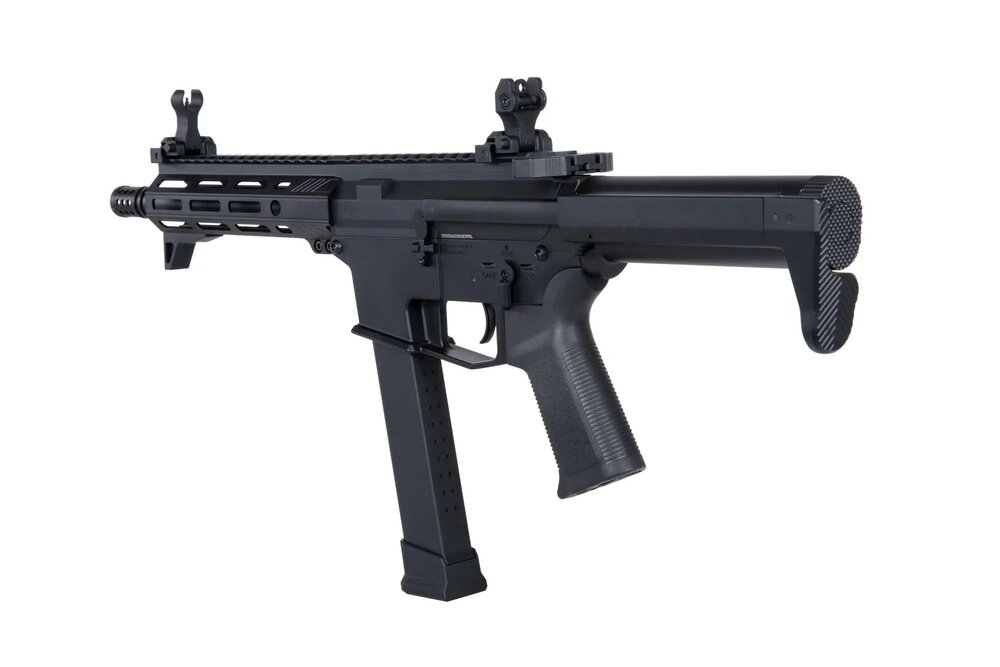 Golden Eagle/EMG Angstadt Arms UDP-9 7&#039;&#039; submachine gun replica Black