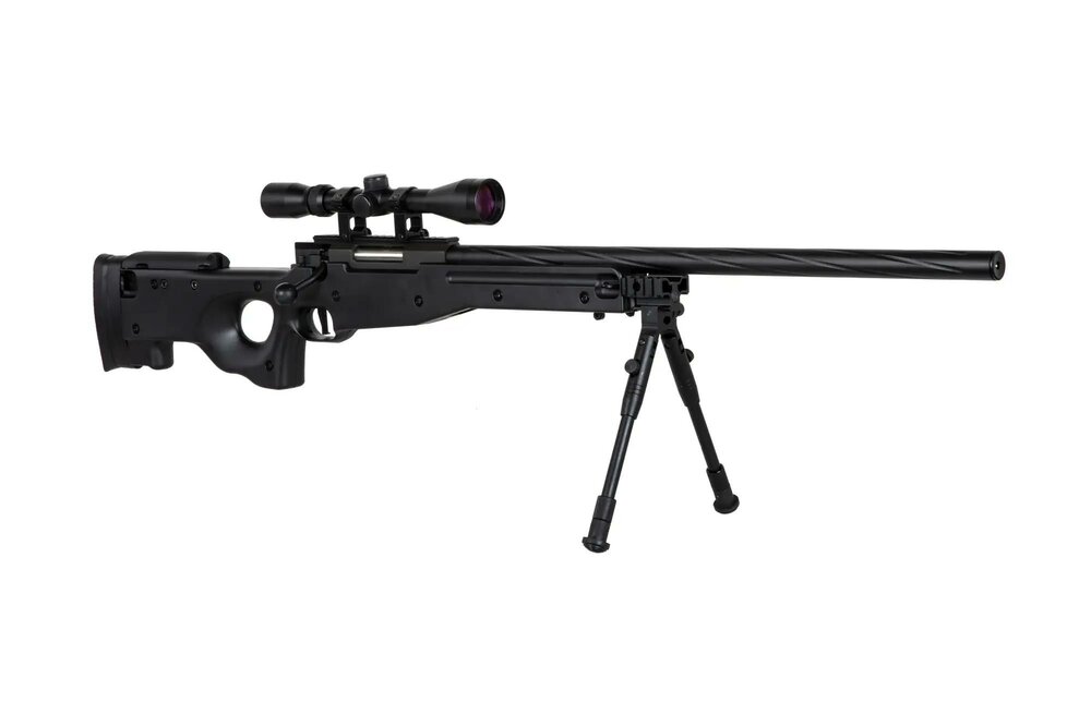 SPECNA ARMS  SA-S11 sniper with scope and bipod Black