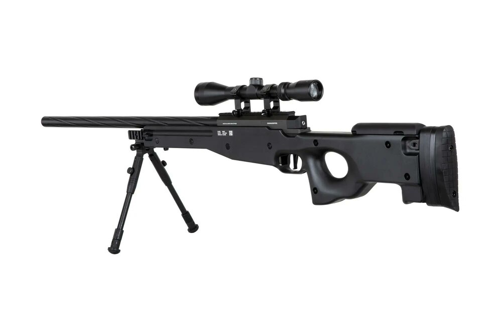 SPECNA ARMS  SA-S11 sniper with scope and bipod Black