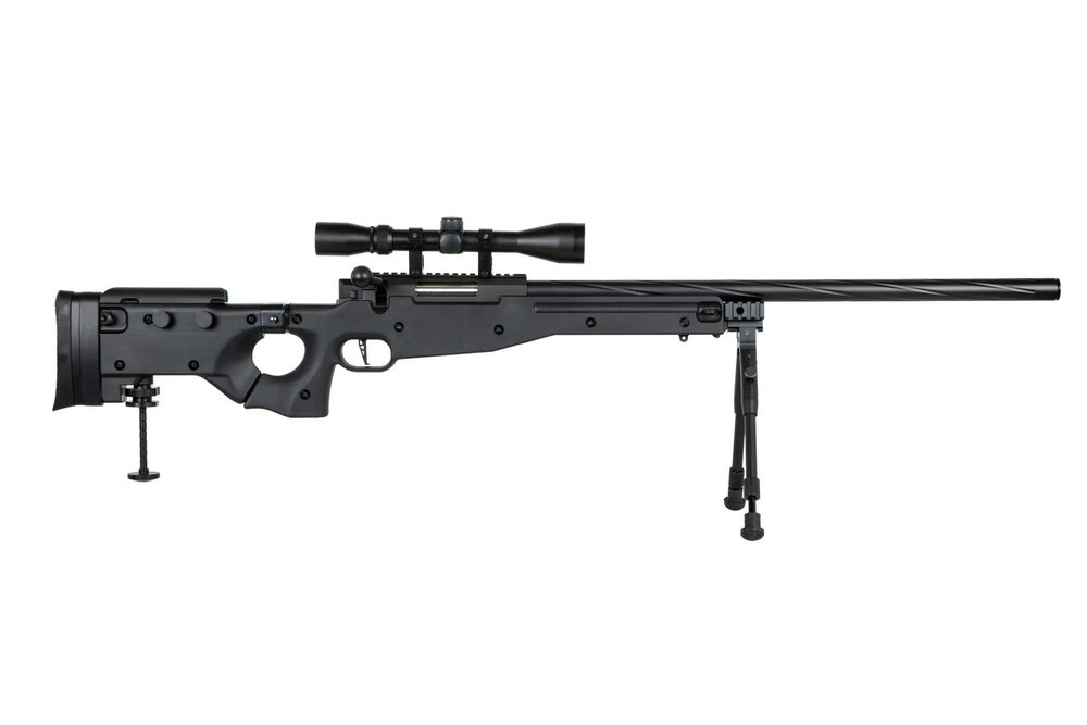 SPECNA ARMS  SA-S14 sniper met  scope en bipod Zwart