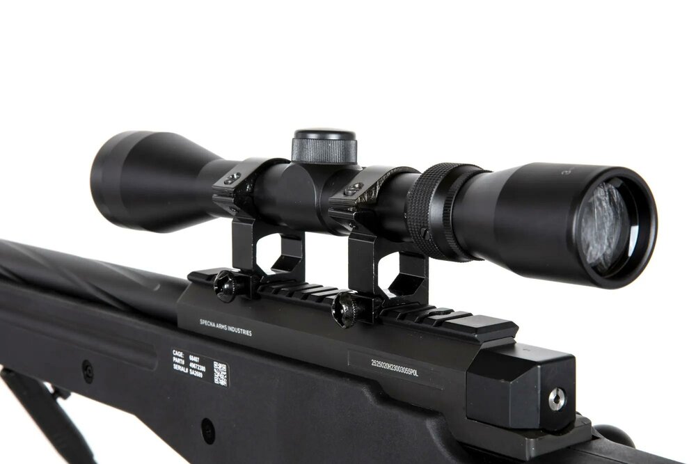 SPECNA ARMS  SA-S14 sniper met  scope en bipod Zwart