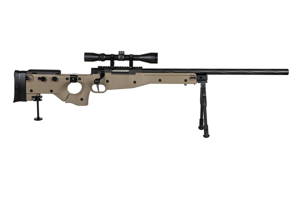 SPECNA ARMS  SA-S14  with scope and bipod Tan