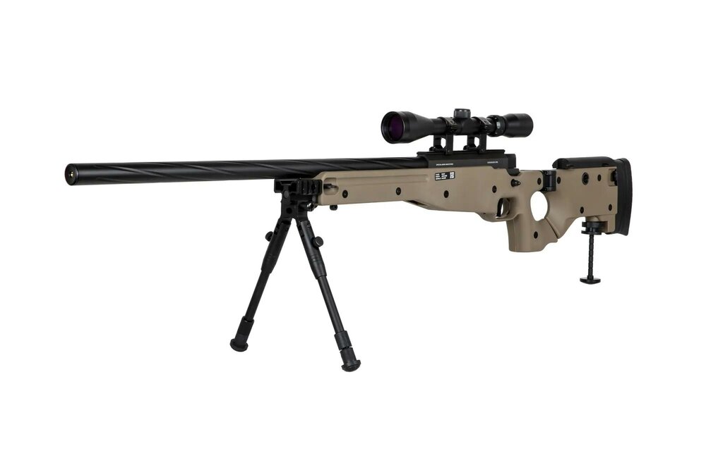 SPECNA ARMS  SA-S14  with scope and bipod Tan