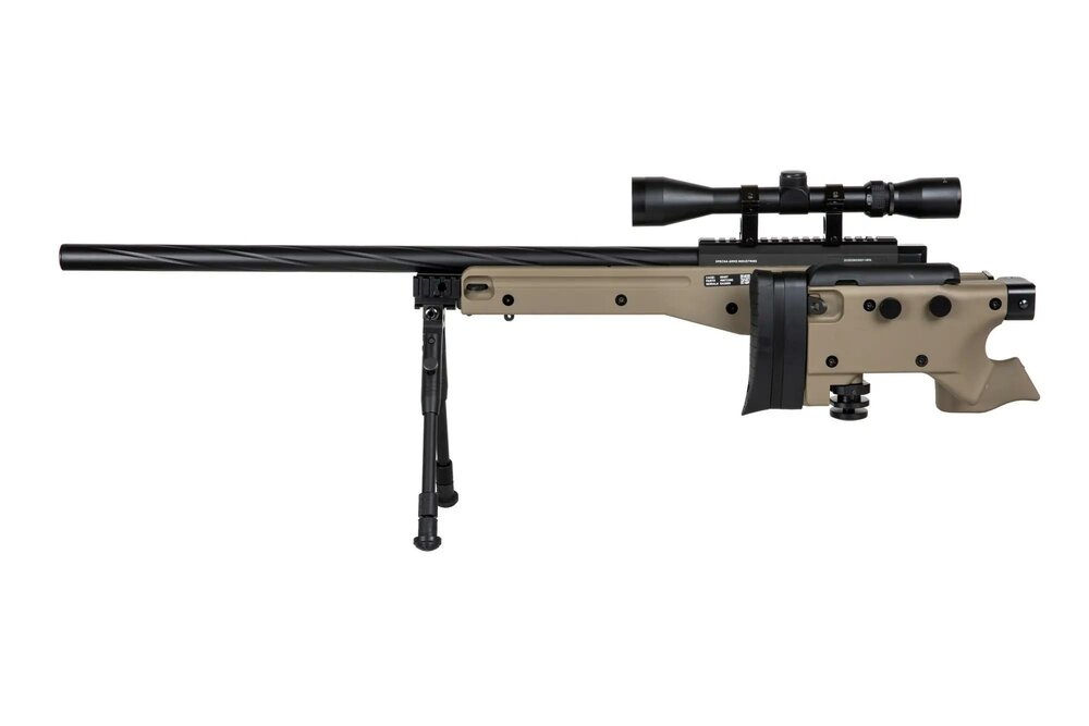 SPECNA ARMS  SA-S14  with scope and bipod Tan
