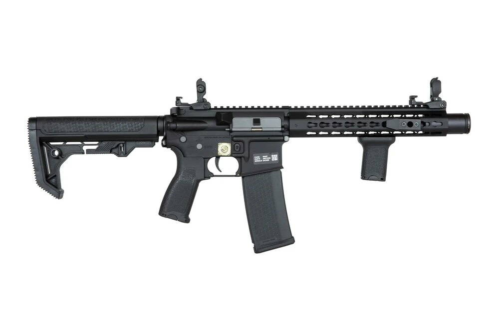 SA-E07 EDGE&trade; Light Ops Stock HAL2&trade; Carbine Replica Black