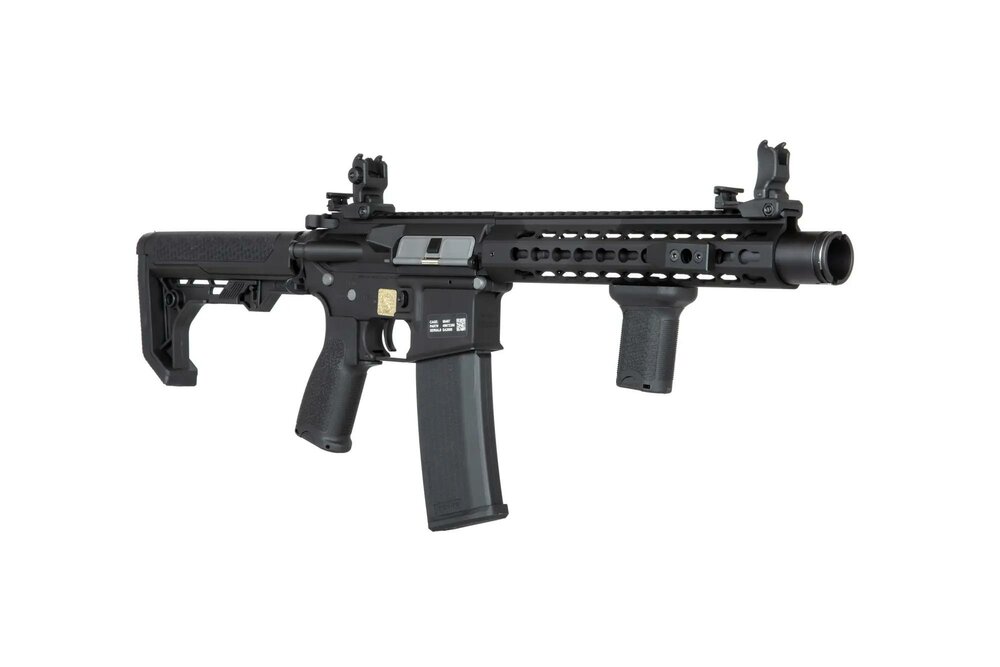 SA-E07 EDGE&trade; Light Ops Stock HAL2&trade; Carbine Replica Black