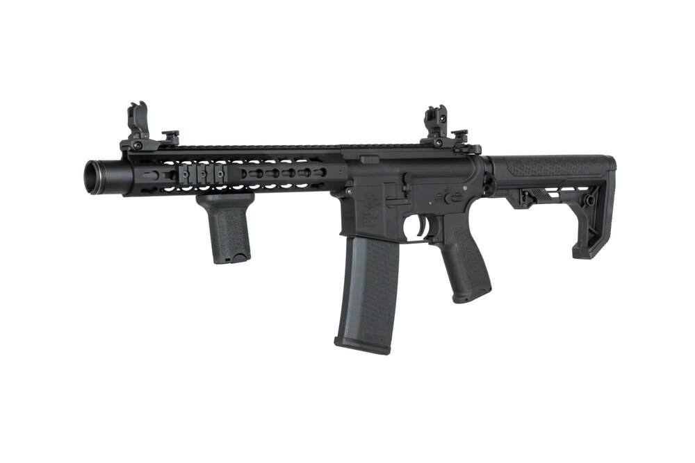 SA-E07 EDGE&trade; Light Ops Stock HAL2&trade; Carbine Replica Black