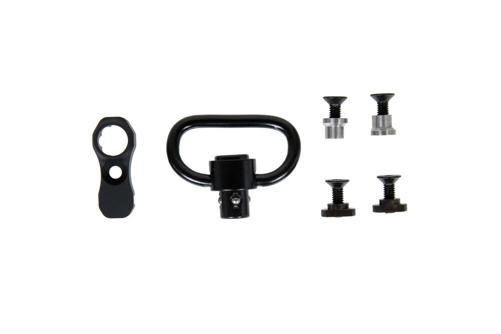 QD suspension assembly with KeyMod/M-LOK cable slot Black