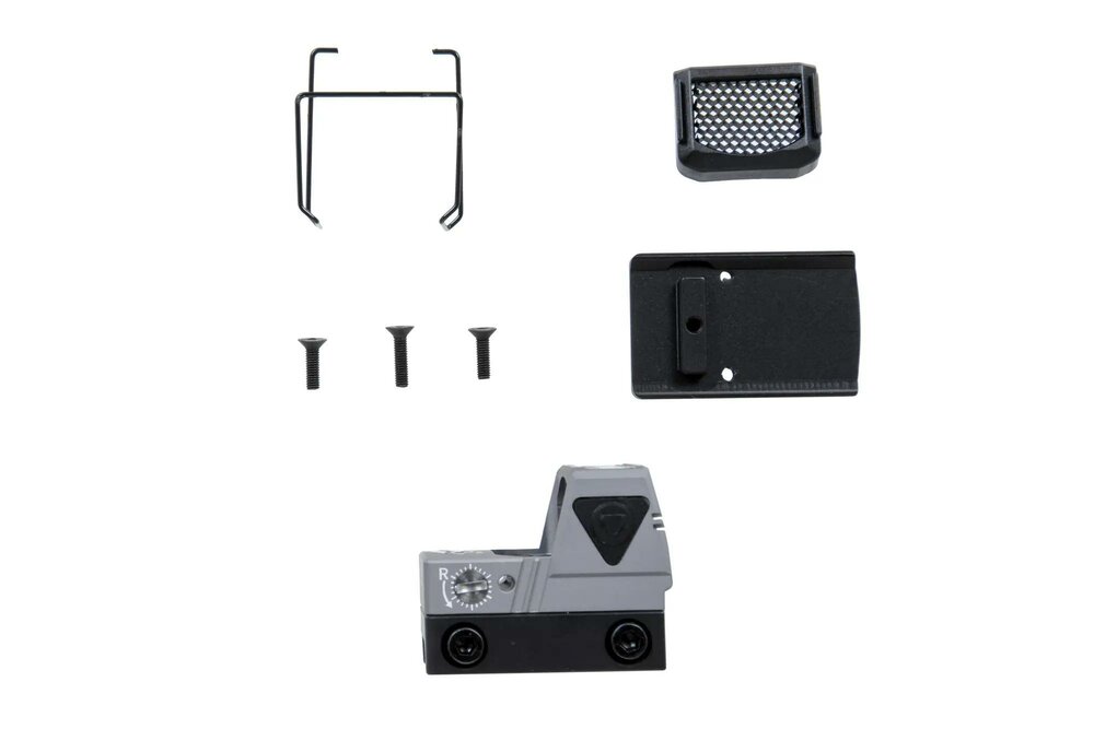 JJ AIRSOFT Collimator xFORCE MINI Solar Powered Grey