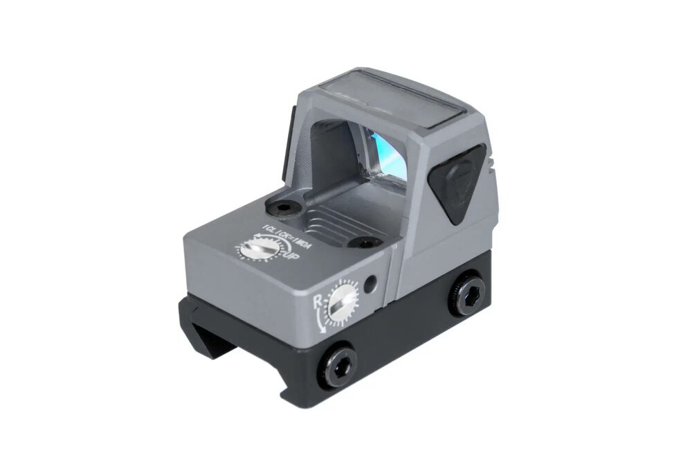 JJ AIRSOFT Collimator xFORCE MINI Solar Powered Grey