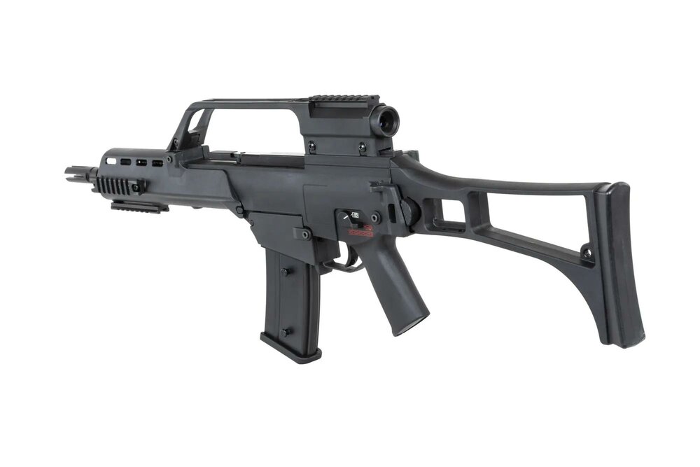 SRC DUAL POWER SR36K GB-304 airsoft carbine with scope Black