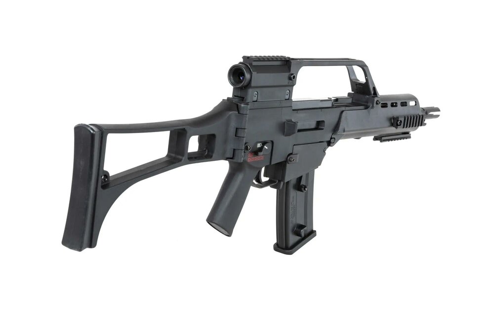 SRC DUAL POWER SR36K GB-304 airsoft carbine with scope Black