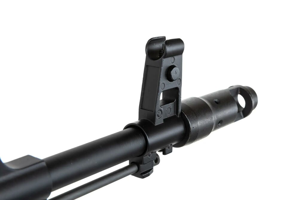 ICS Airsoft MAR M airsoft carbine with folding stock Black