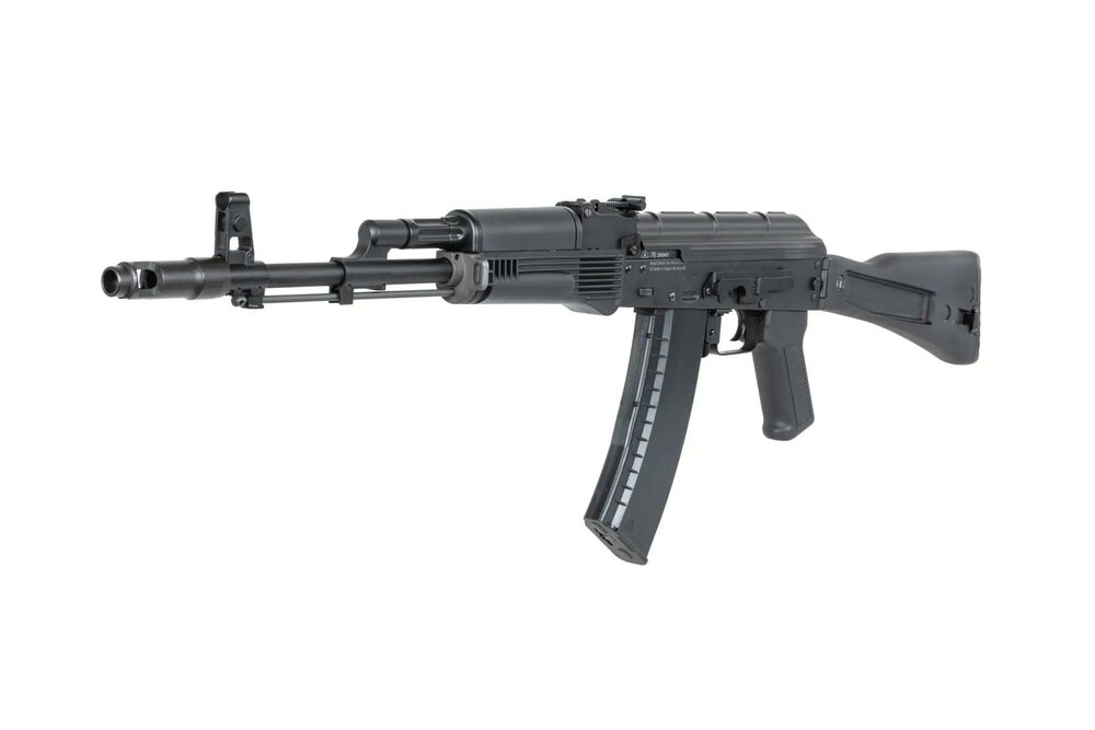 ICS Airsoft MAR M airsoft carbine with folding stock Black