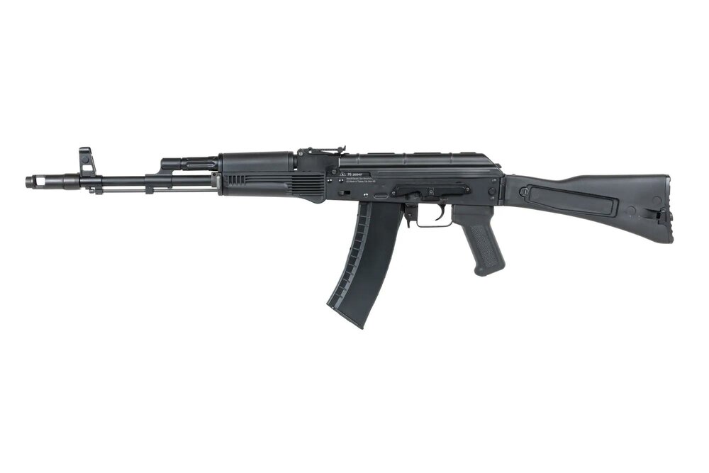 ICS Airsoft MAR M airsoft carbine with folding stock Black