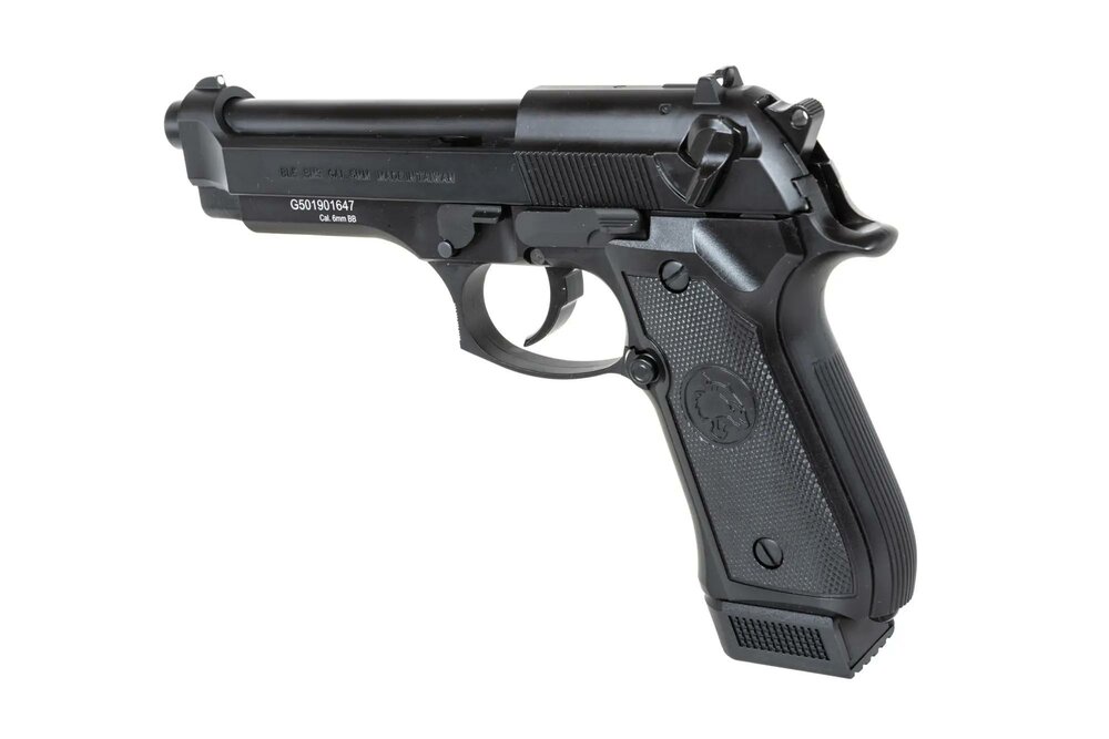ICS BLE-BM9 Dual Power airsoft pistol Black (with CO2 magazine)