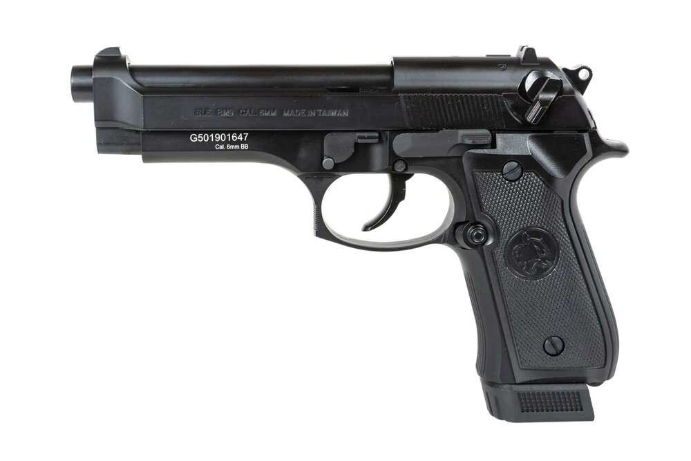 ICS BLE-BM9 Dual Power airsoft pistol Black (with CO2 magazine)