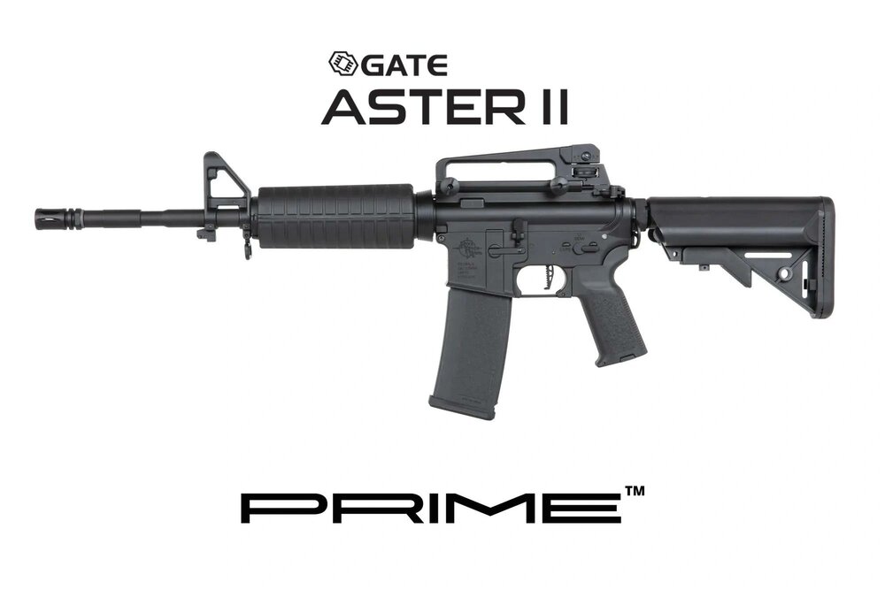 Specna Arms RRA SA-P01 Prime&trade; Aster II ETU airsoft Carbine with Brushless Motor Black