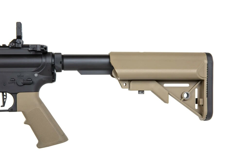 Specna Arms Daniel Defense&reg; MK18 SA-P26 Prime&trade; Aster II ETU airsoft carbine with Chaos Bronze brushless motor