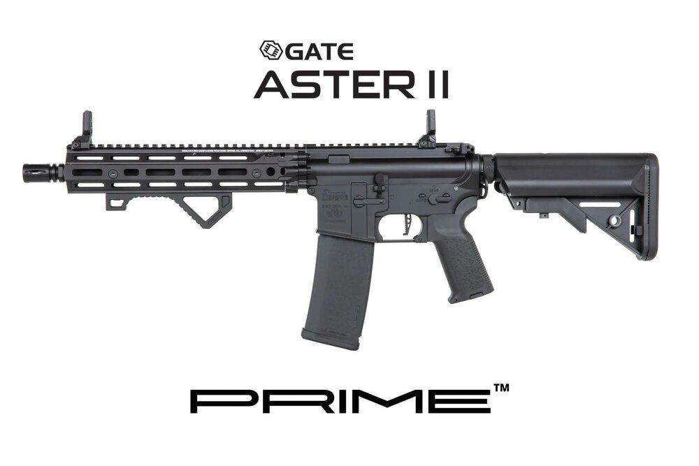  Specna Arms Daniel Defense&reg; RIS III 10.5&#039;&#039; SA-P27 PRIME&trade; Aster II ETU carbine with brushless motor Black