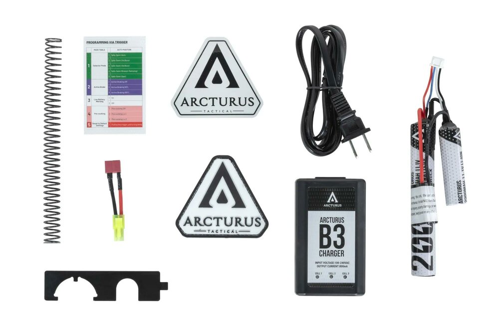 ARCTURUS LWT MK-I CQB Carbine 10" AEG SPORT SE&trade; Starter Pack Black