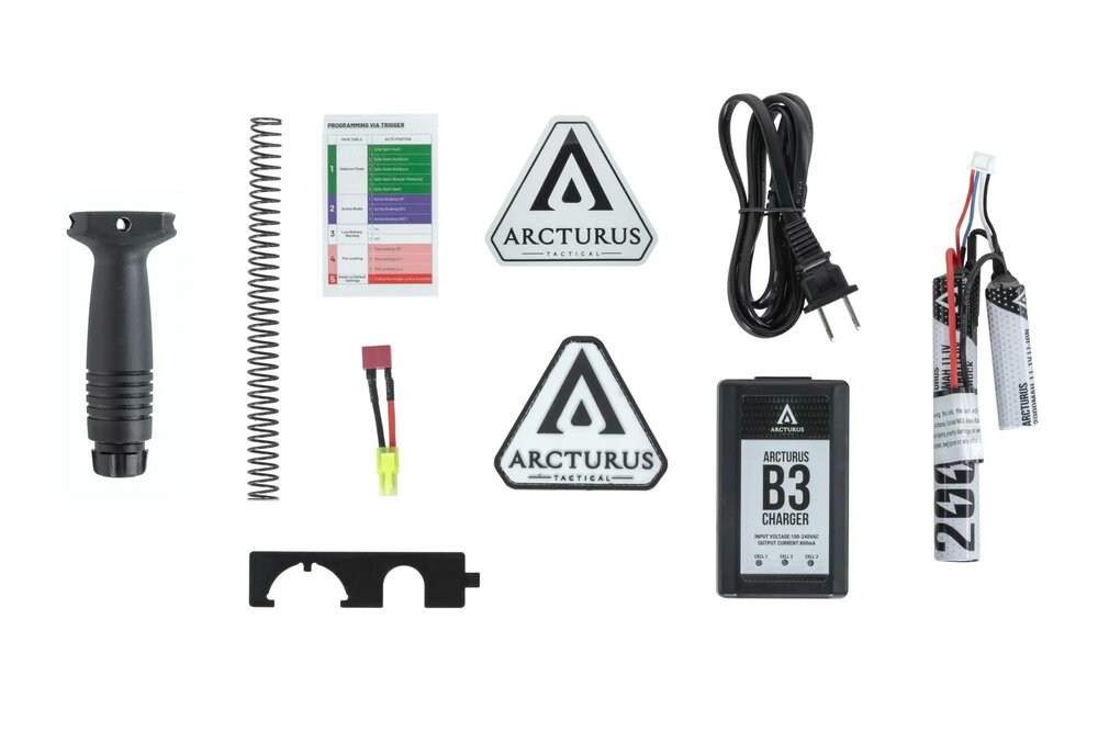  Arcturus LWT MK-II CQB Carbine 10&quot; AEG SPORT SE&trade; Starter Pack Black