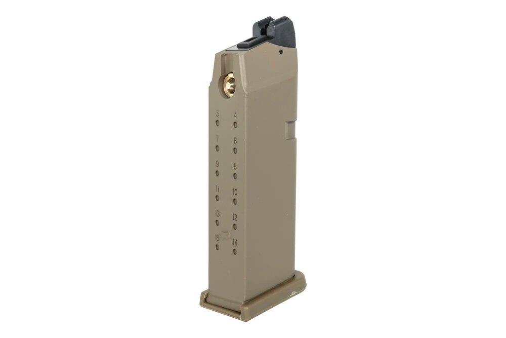 E&amp;C Green gas 20-BB magazine  for Glock 19 MA016 Flat Dark Earth 