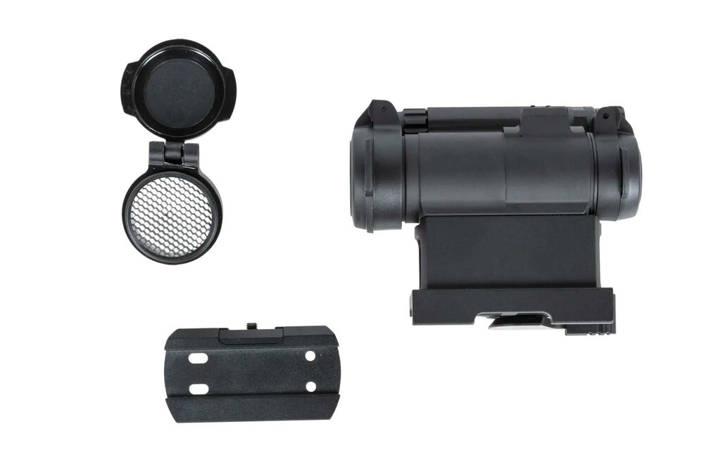 JJ Airsoft M5 red dot sight with low/QD mount Black