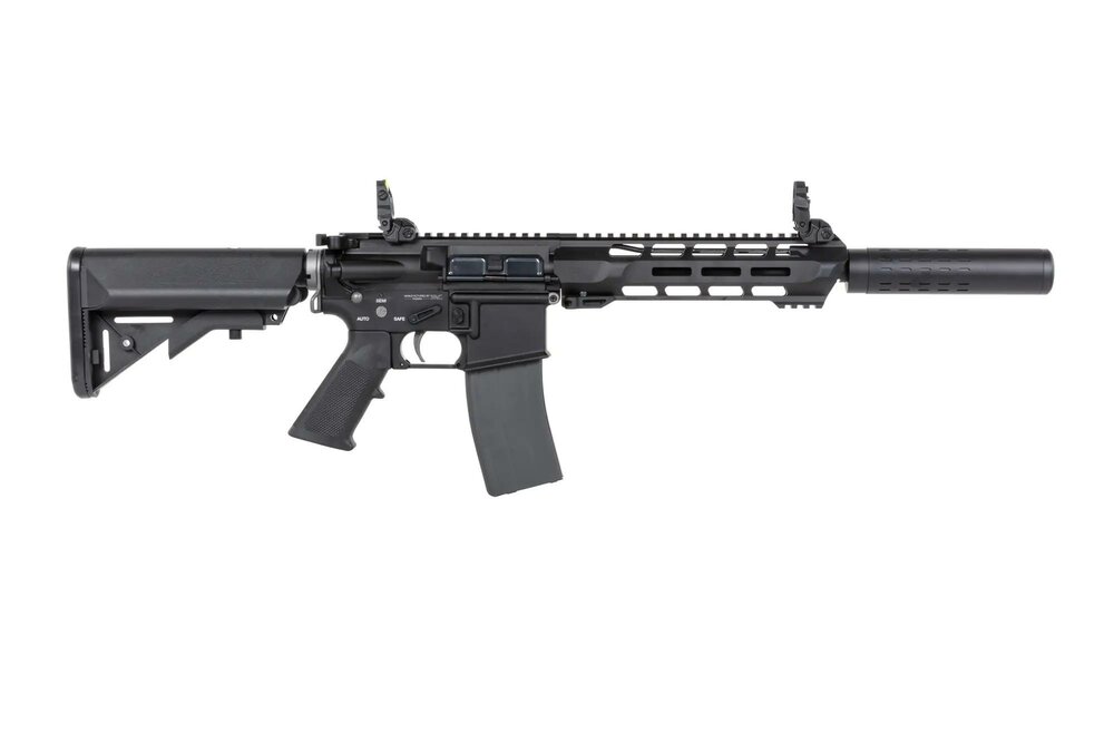 SRC DUAL POWER SR4 ZAROS-S GBB carbine with green gas magazine