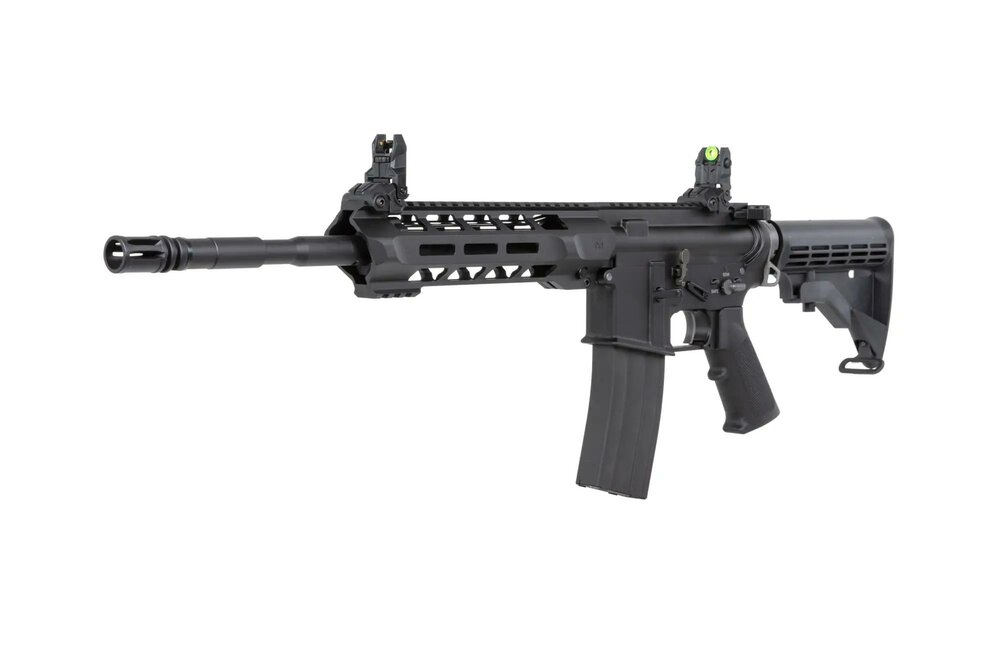  SRC DUAL POWER SR4 ZAROS GBB carbine with green gas magazine