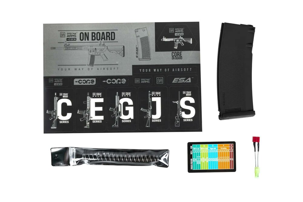 Specna Arms SA-C22 CORE&trade; HAL ETU&trade; Single Fire Only airsoft Carbine Black