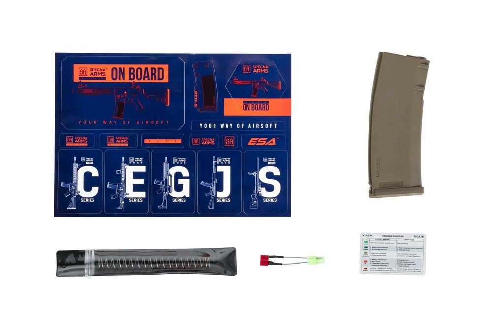 Specna Arms SA-F01 FLEX&trade; GATE X-ASR Gen.2 Half-Tan airsoft Carbine