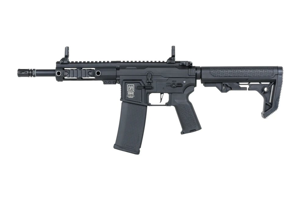 Specna Arms SA-F04-RL FLEX&trade; Light Ops Stock/ New Receiver HAL ETU&trade; Gen. 2 airsoft Carbine Black