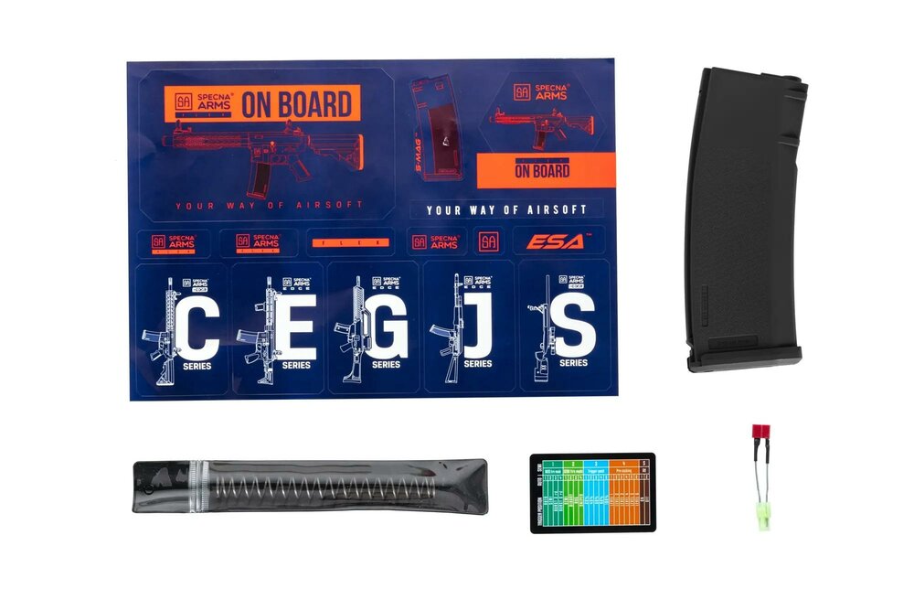 SPECNA ARMS SA-F09 FLEX&trade; HAL ETU&trade; Gen.2 Airsoft Carbine &ndash; Zwart