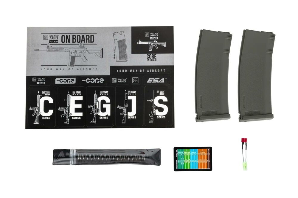 SPECNA ARMS SA-C20-L CORE&trade; Light Ops Stock HAL ETU&trade; Gen.2 Olive Carbine