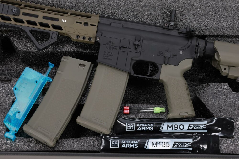 Specna Arms RRA SA-P14 PRIME&trade; Aster II ETU BLDC&trade; airsoft Carbine Olive