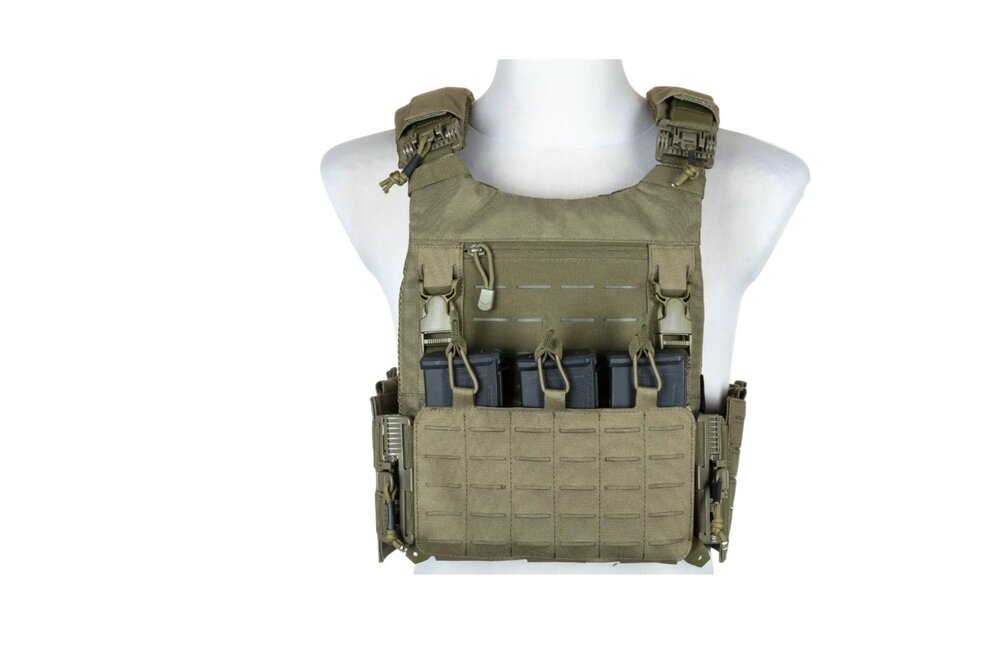 SPECNA ARMS Tactical QR Plate Carrier Vest &ndash; Olive