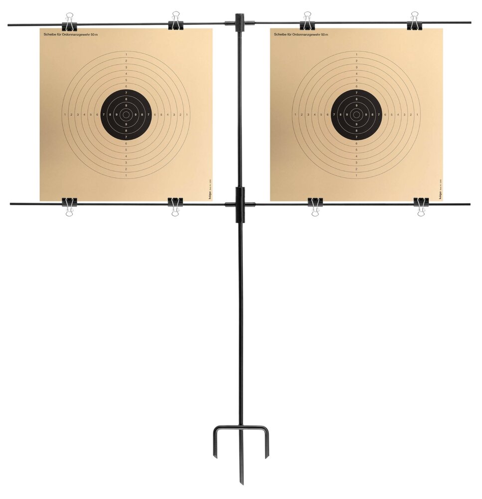 BO Gantry target holder paper adjustable